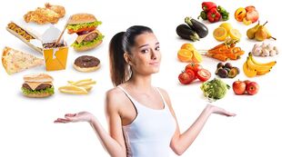 Αποφυγή ανθυγιεινών κενών θερμίδων για υγιή τρόφιμα για απώλεια βάρους